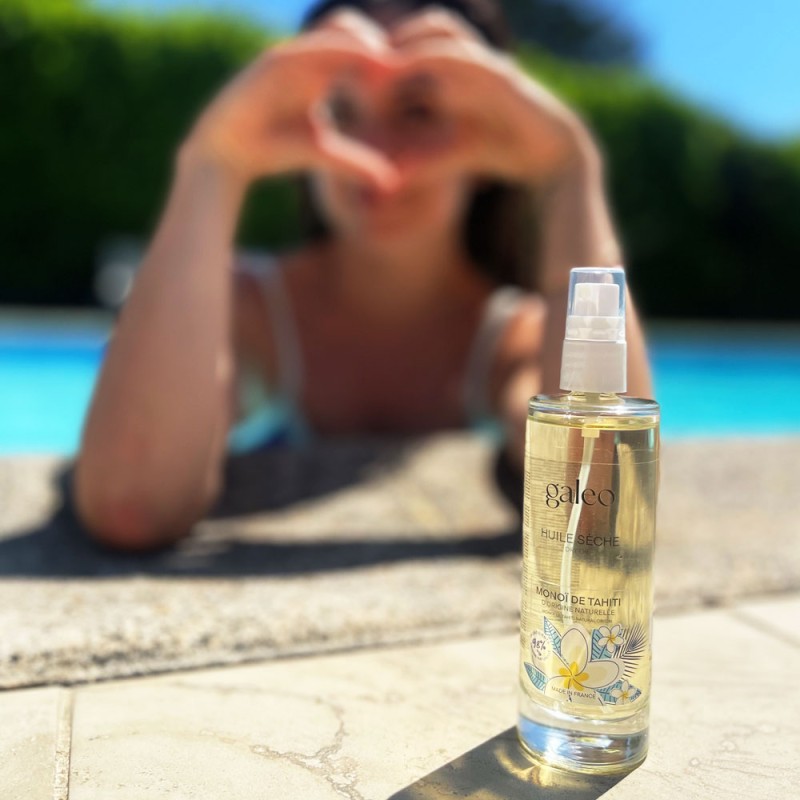Dry oil with Tahitian monoi oil
