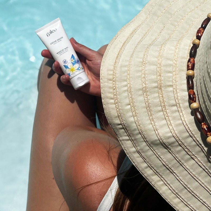 Hand cream with Tahitian monoi oil