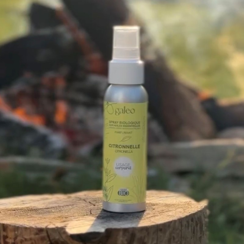 Organic Body Spray 75 ml with Citronella