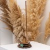 Wooden thousand flowers incense holder - imperfect