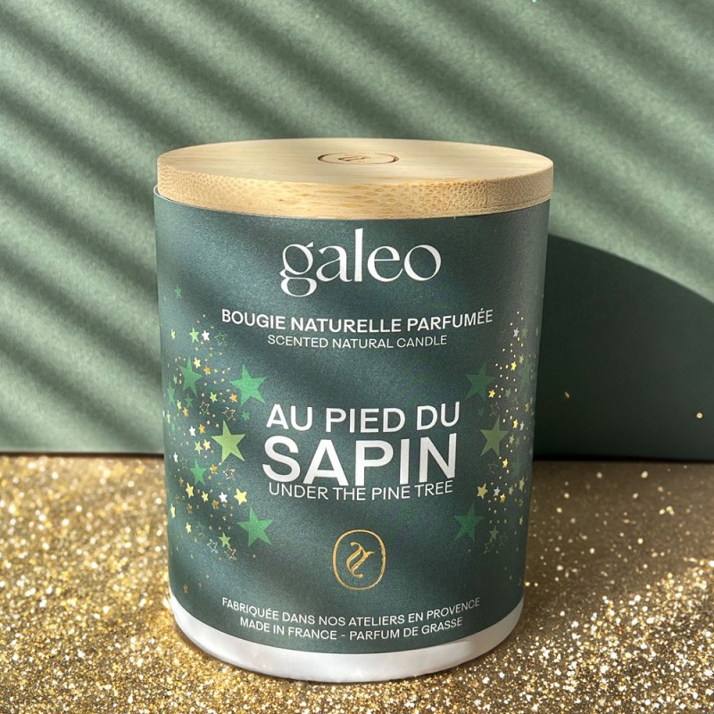 Under the pine tree natural scented candle - Christmas Collection