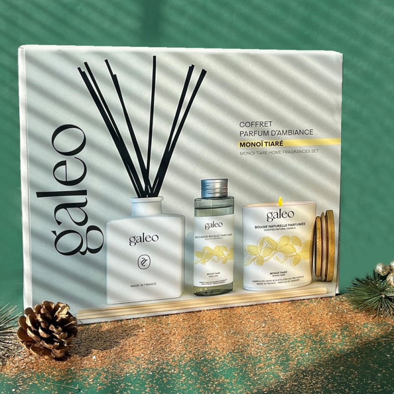 Monoi Tiare home fragrance gift set