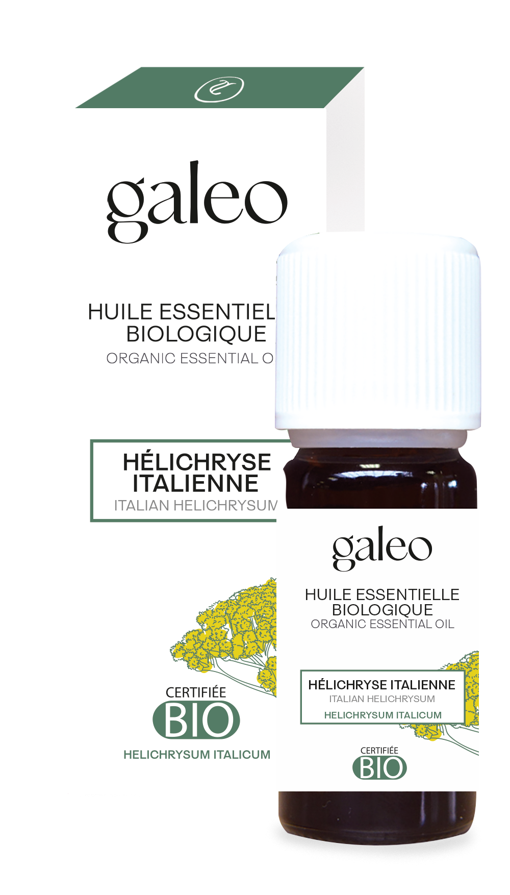 Huile essentielle biologique - Hélichryse italienne - 100% naturelle | Galeo